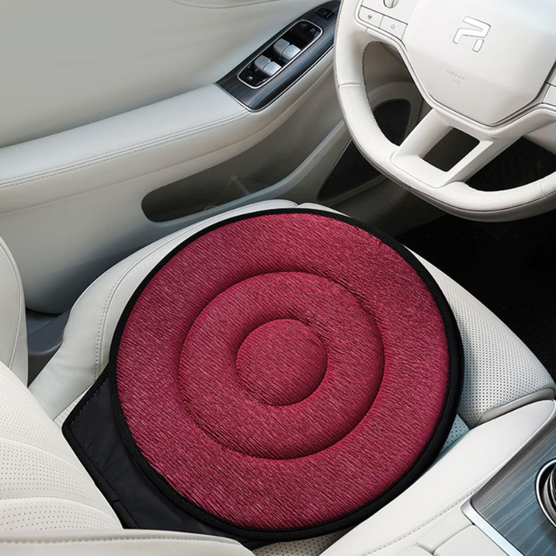 Cojín de Asiento de Espuma Viscoelástica Giratorio 360° SpinEase™ – Siéntese, Gire y Vaya sin Esfuerzo