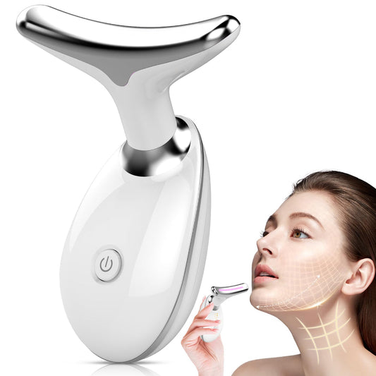 Lifting facial y de cuello LED 7 en 1: esculpe, tensa e ilumina
