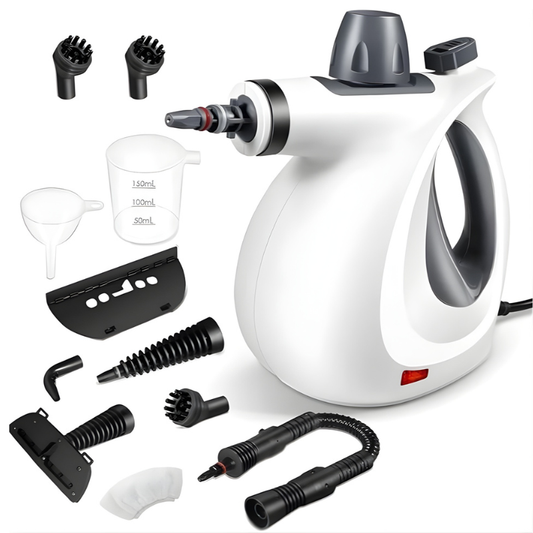 Limpiador a Vapor Portátil a Presión y Cepillo Giratorio Recargable CleanPro – Limpieza Potente y Portátil para Todas las Superficies